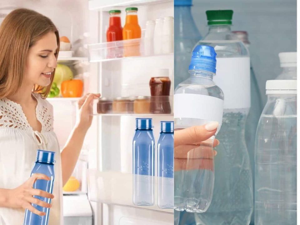 plastic water bottle in fridge,  glass bottle for water storage,  BPA free bottle,  fridge water storage tips,  health tips for drinking water,  plastic bottle side effects,  safe water bottle for fridge,  cold water health tips,  food grade plastic bottle,  healthy lifestyle tips