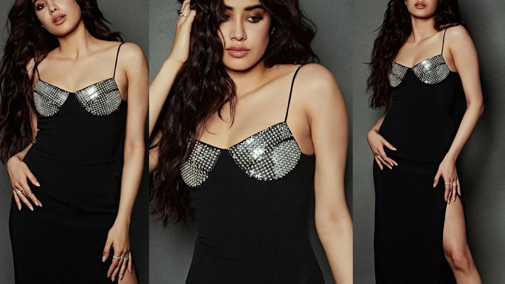 Jhanvi Kapoor, Black Dress, Entertainment News, Entertainment, Bollywood, Papaaraazi, Jhanvi Kapoor Bold Look, Jhanvi Kapoor Videos, Bollywood News Gujarati, Bollywood News
