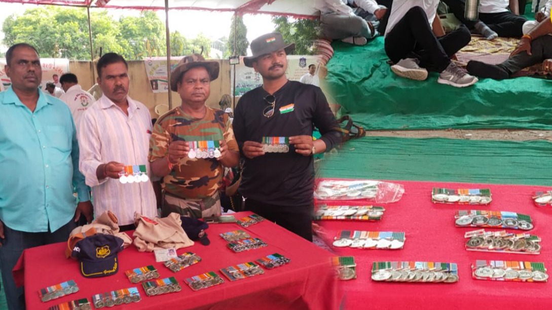 ભૂતપૂર્વ સૈનિકો 'સેવા મેડલ' પરત કરશે; 14-માગણીઓ માંગતો પત્ર રાજ્યપાલ કાર્યાલય પહોંચ્યો