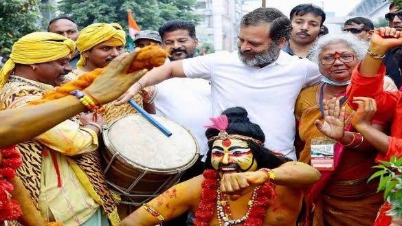 તેલંગાણા, રાહુલ ગાંધી, લલિતા રામદાસ, એડમિરલ રામદાસ
