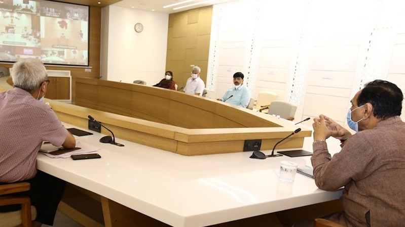 vijayrupani, gujrat, india, covid-19, videoconference, cheifminister