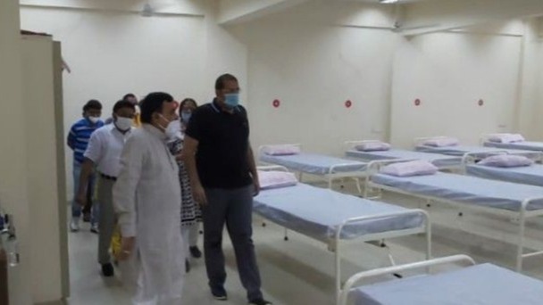 panchmahal , covid center , godhra