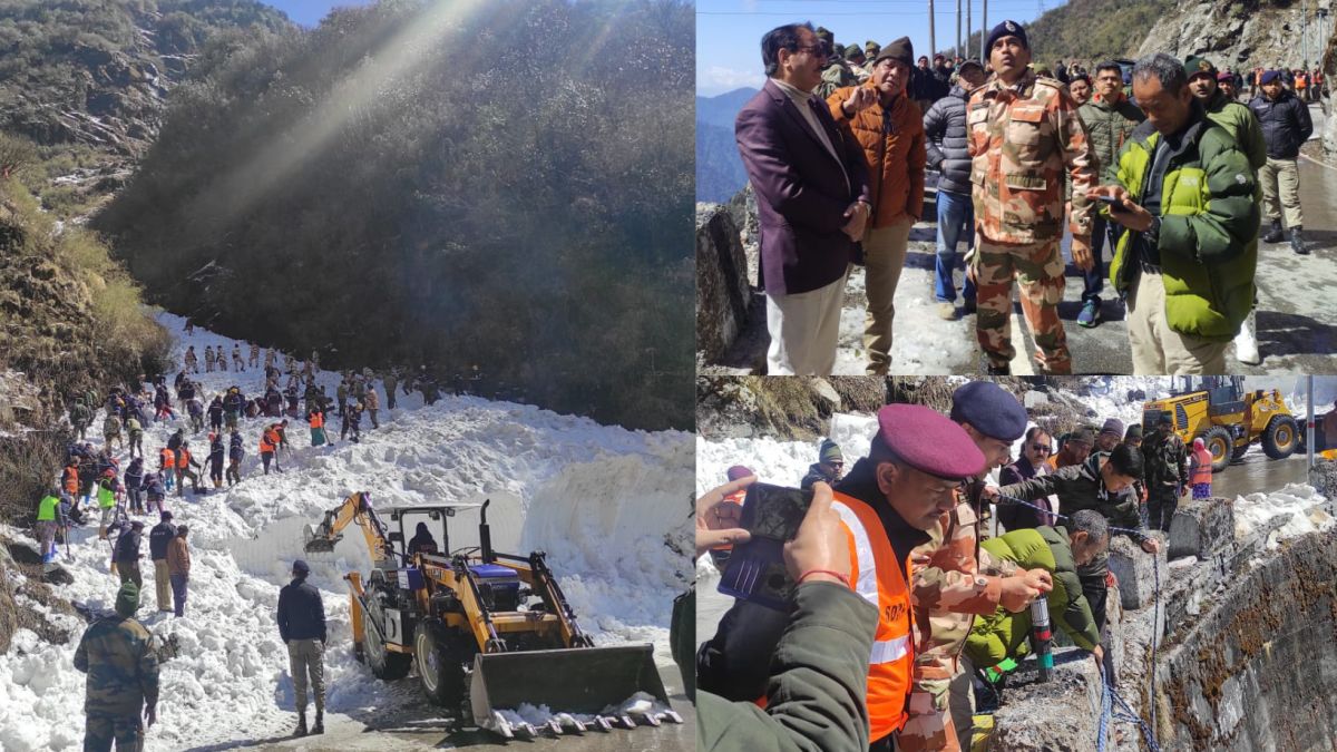 ઉત્તરાખંડ હિમપ્રપાત, ચમોલી હિમપ્રપાત, BRO કામદારો, હિમસ્ખલન, બચાવ કામગીરી, સેના